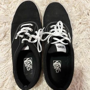 Lace up low vans